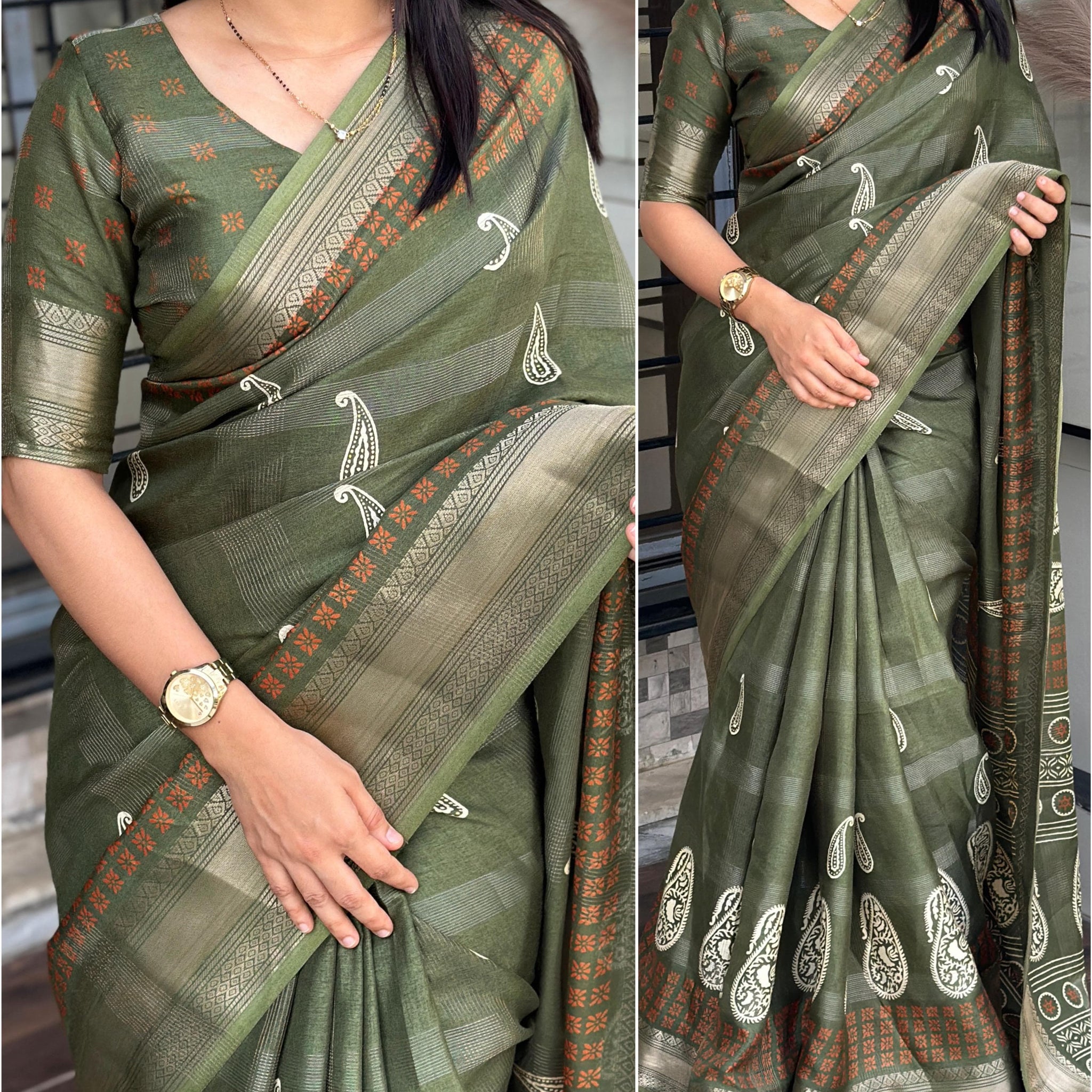 Soft Cotton Silk Saree