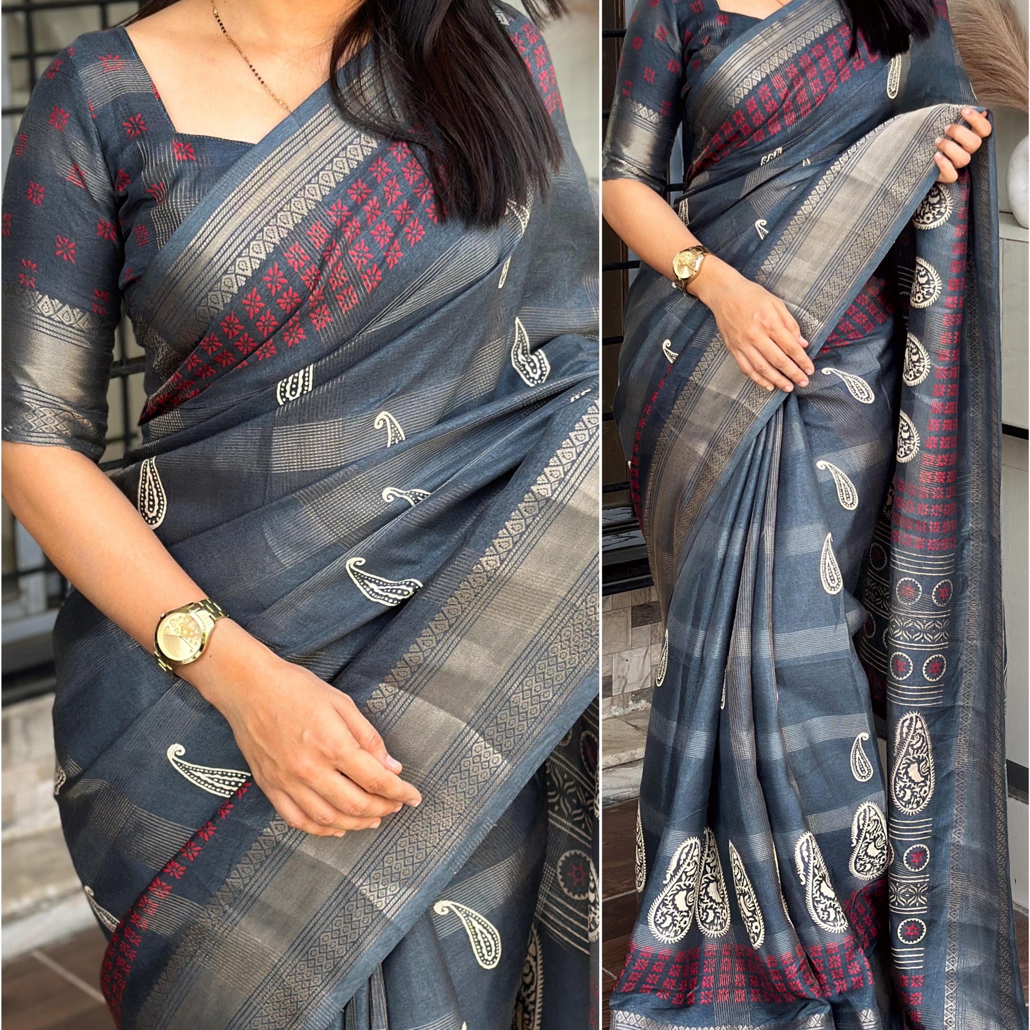 Cotton Silk Saree