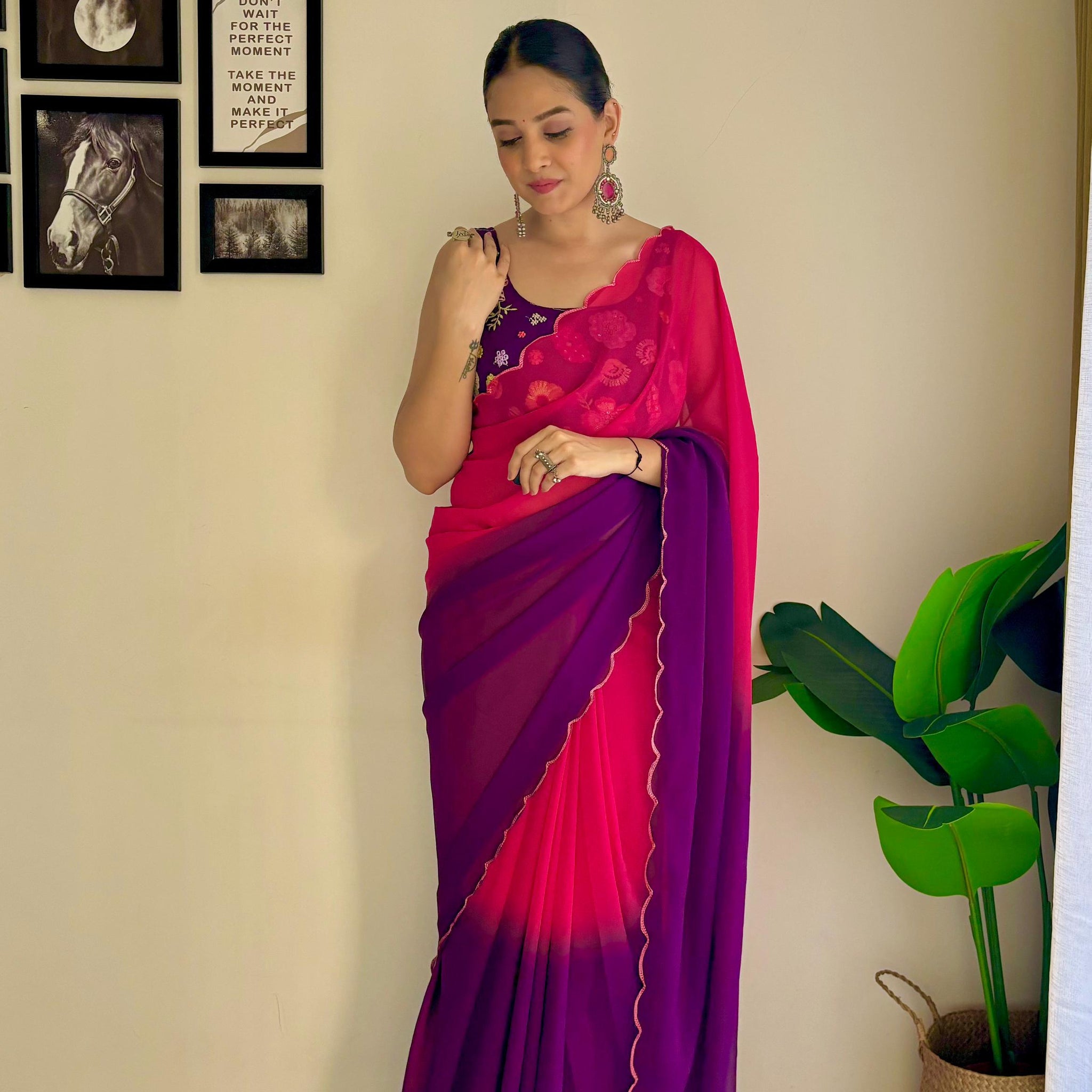 Sequance Saree