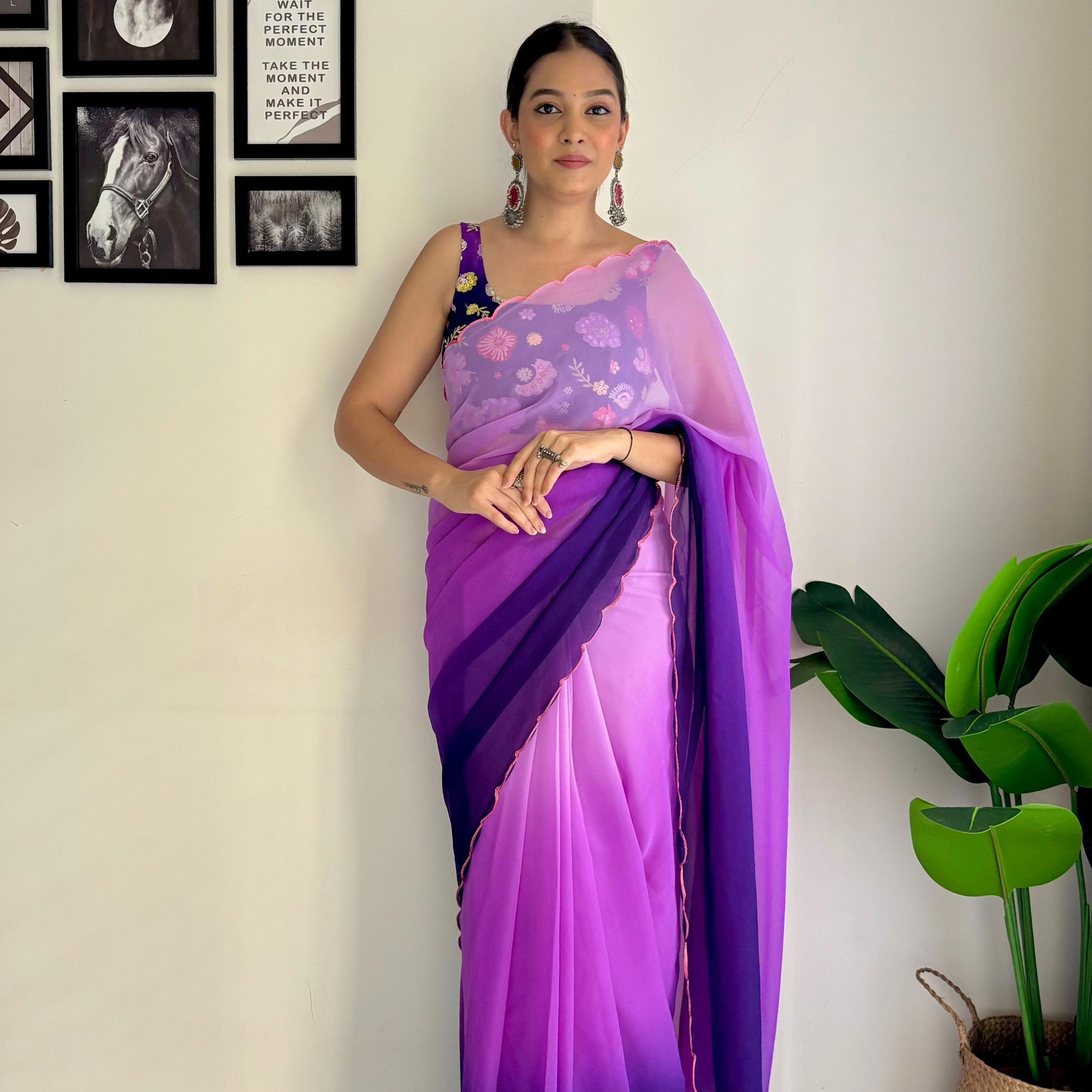 Sequance Saree