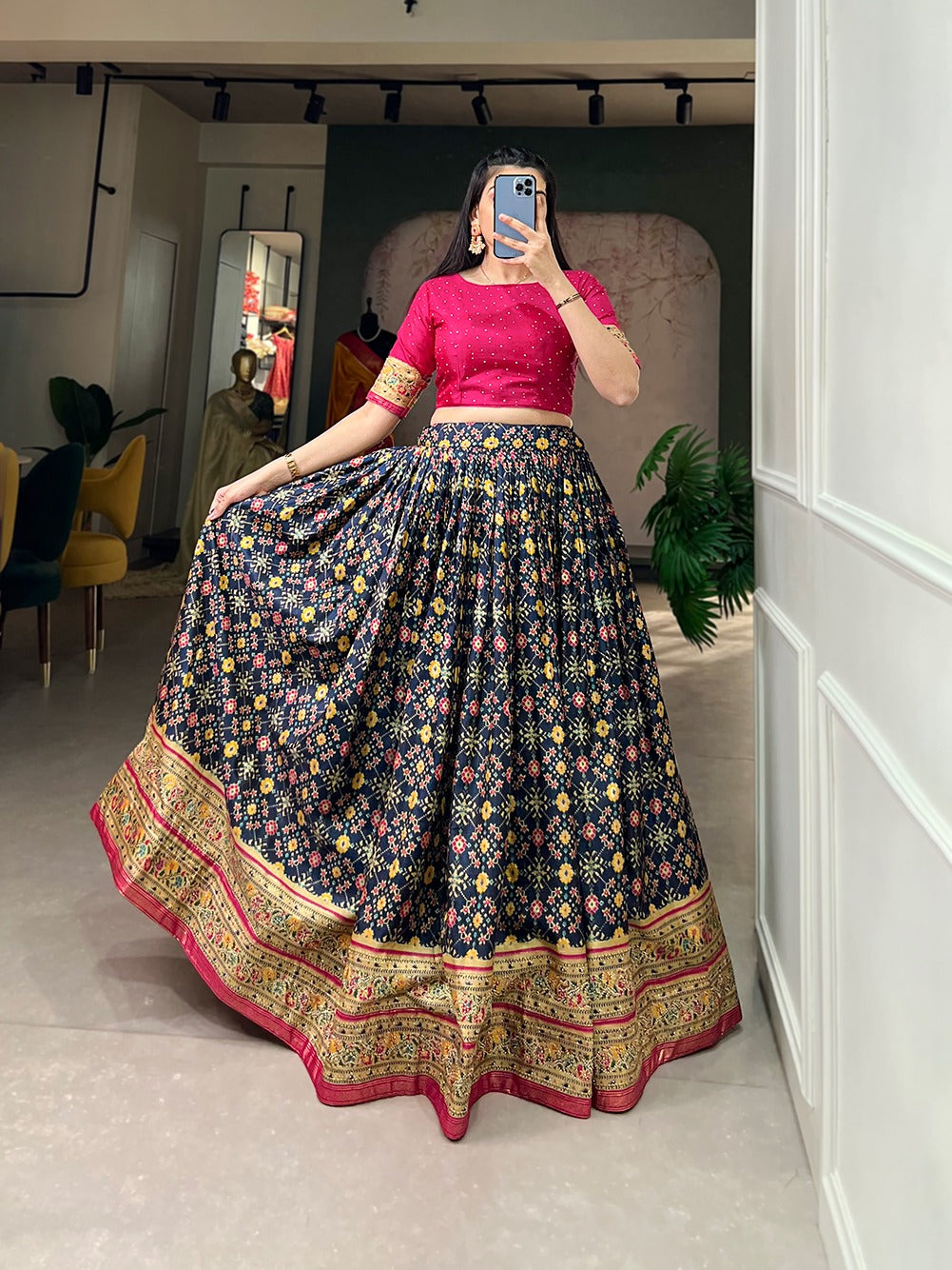 Patola Print Lehenga Choli