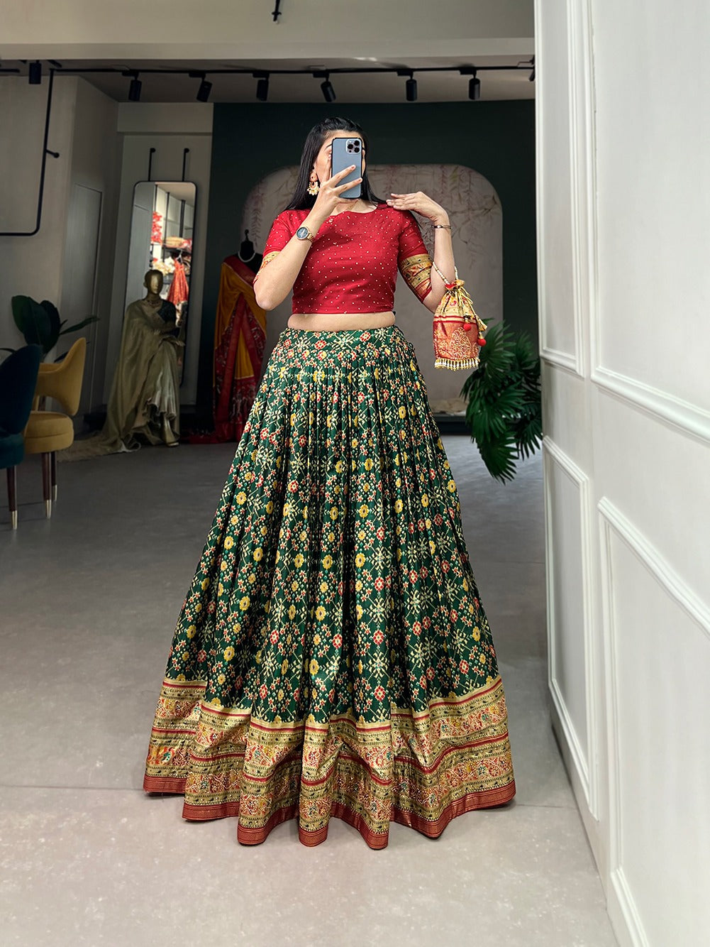 Patola Print Lehenga Choli