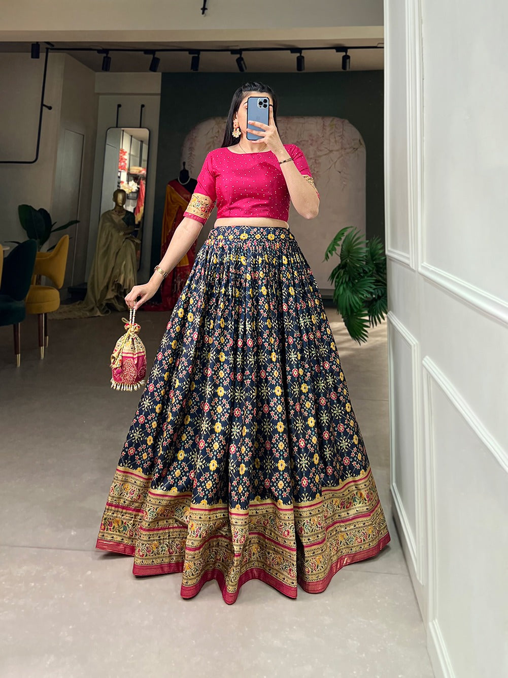 Patola Print Lehenga Choli