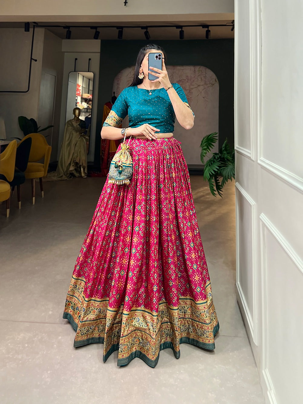 Patola Print Lehenga Choli