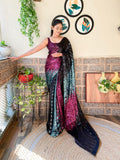 Georgette Sequanc Saree