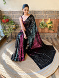 Georgette Sequanc Saree