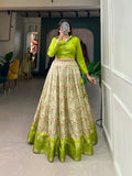 Floral Print Lehenga Choli