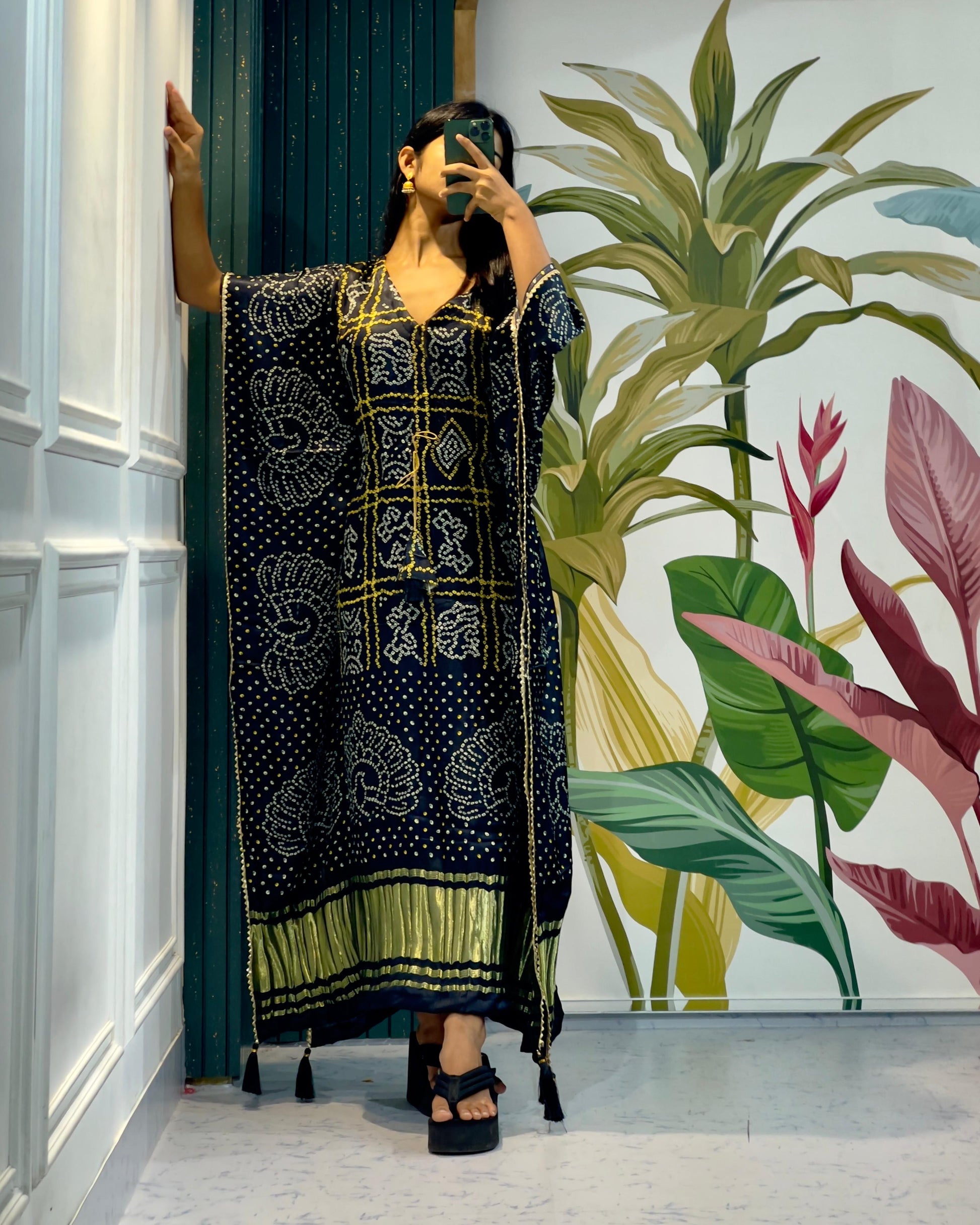 Gaji Silk Kaftan