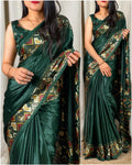 Ajrakh Print Saree