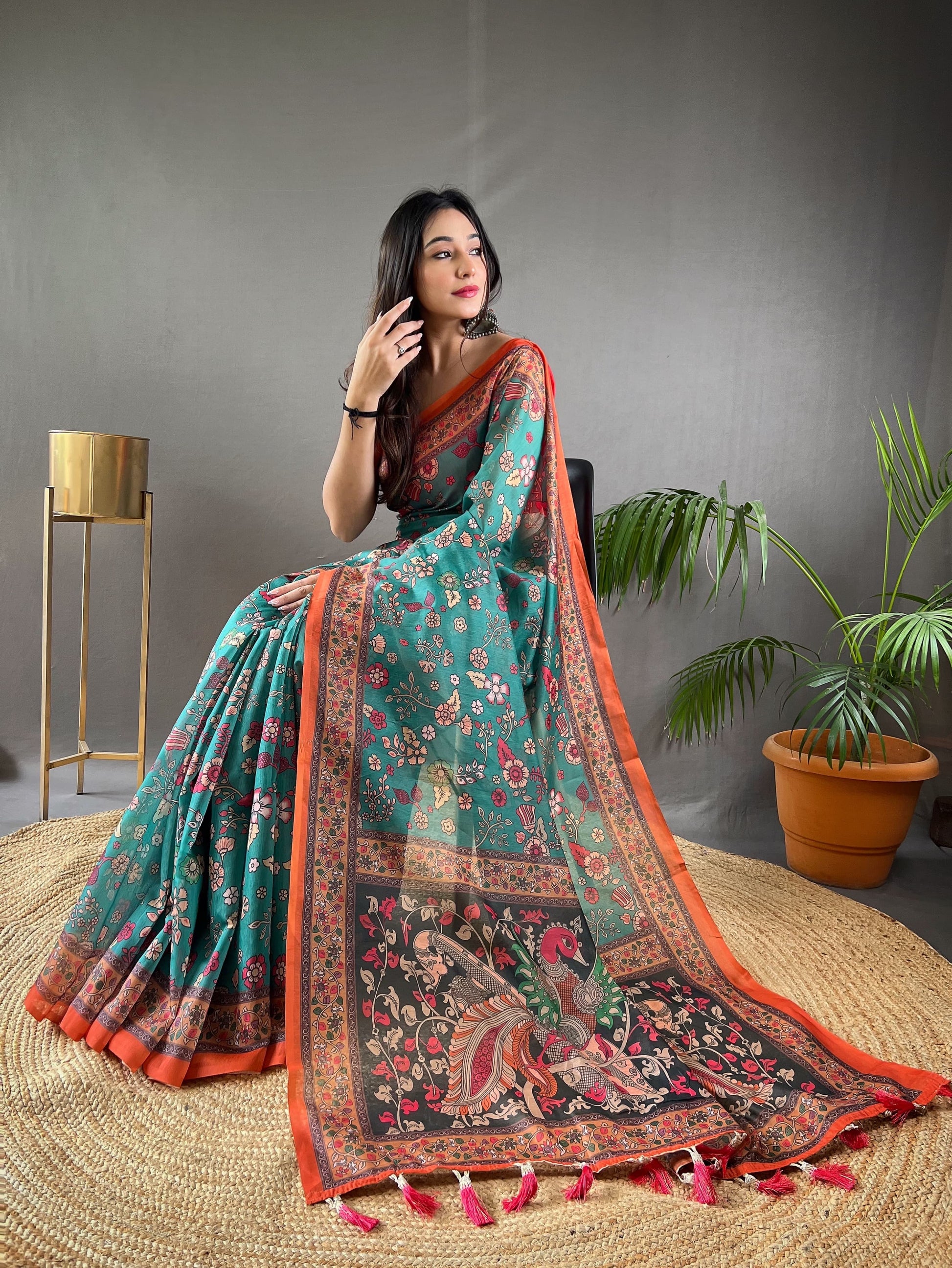 Kalamkari Saree