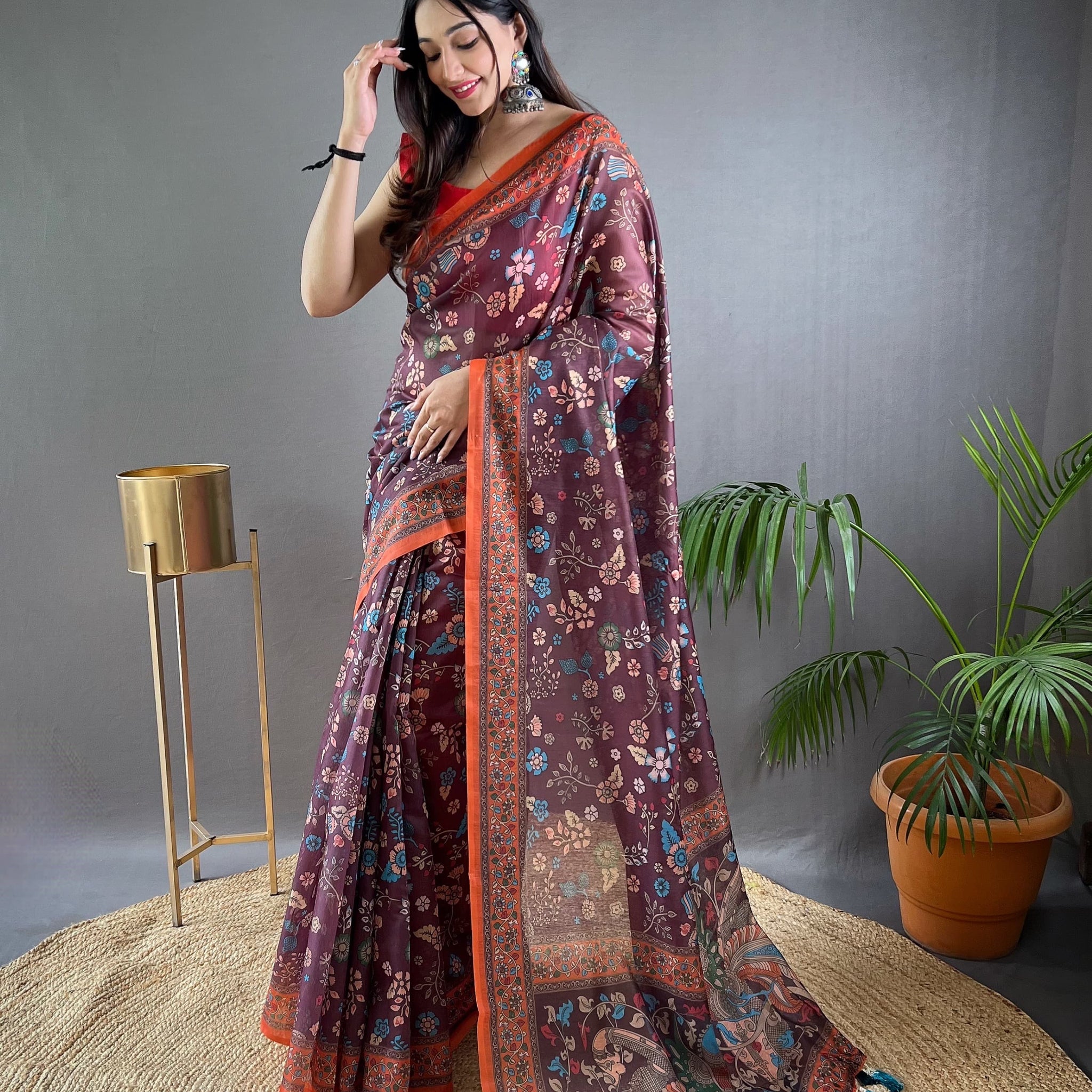 Kalamkari Saree