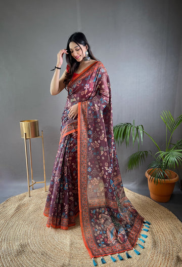 Kalamkari Saree