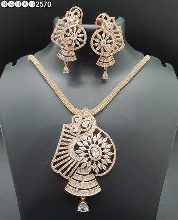 american diamond necklace Set