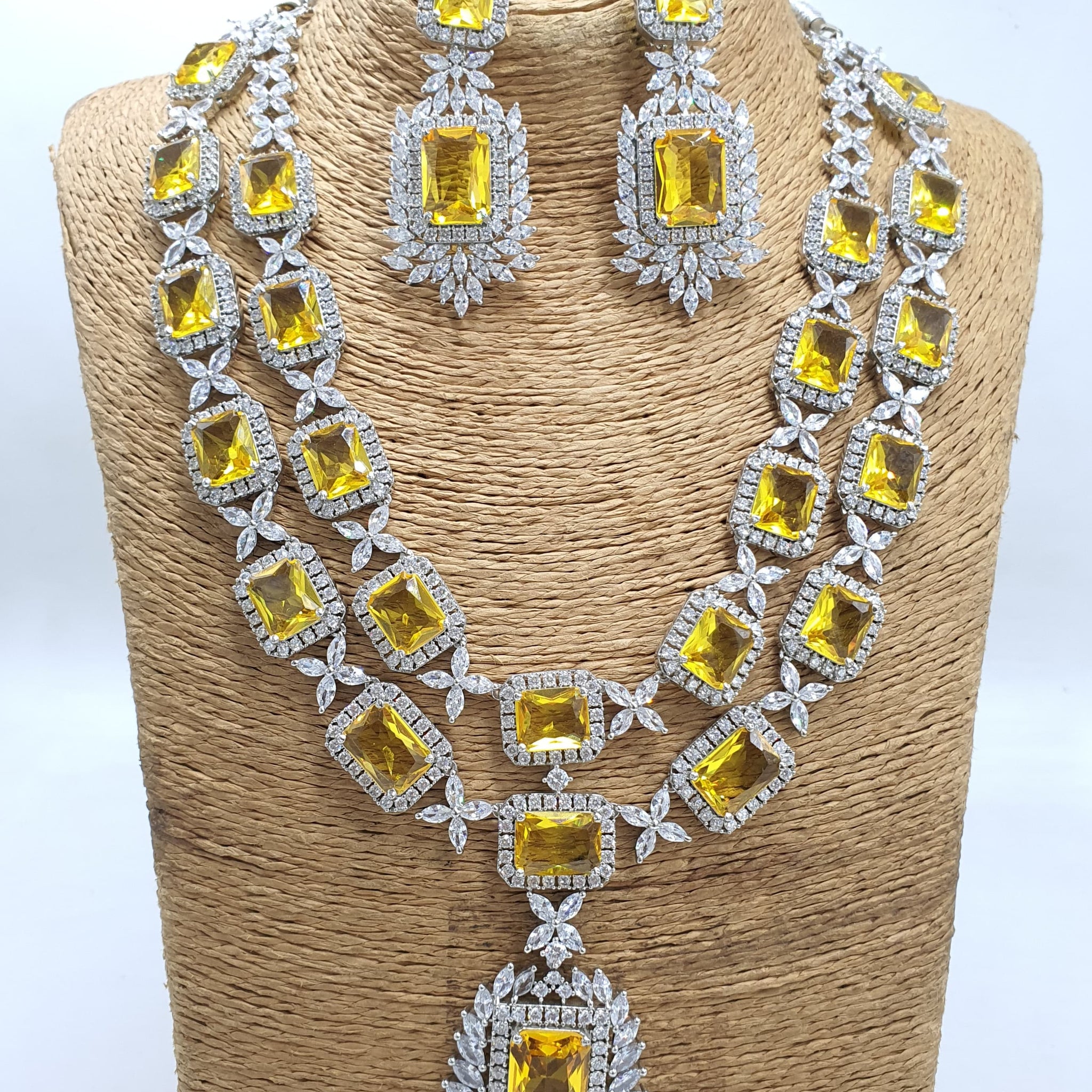 american diamond necklace Set