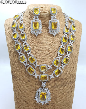 american diamond necklace Set