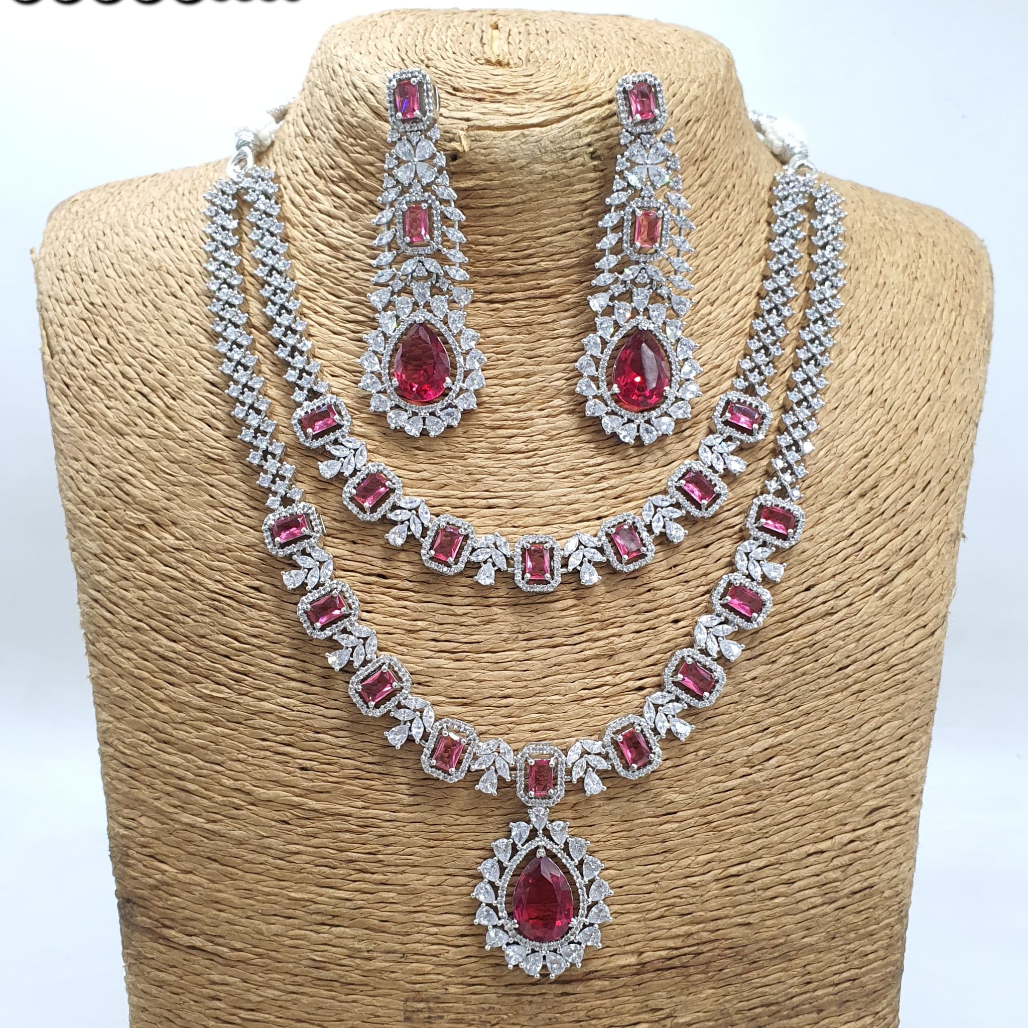 american diamond necklace Set