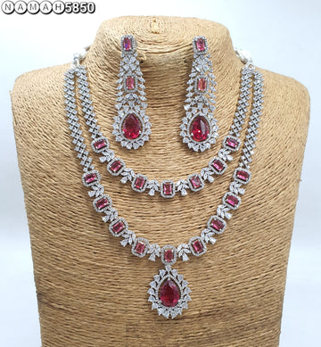 american diamond necklace Set