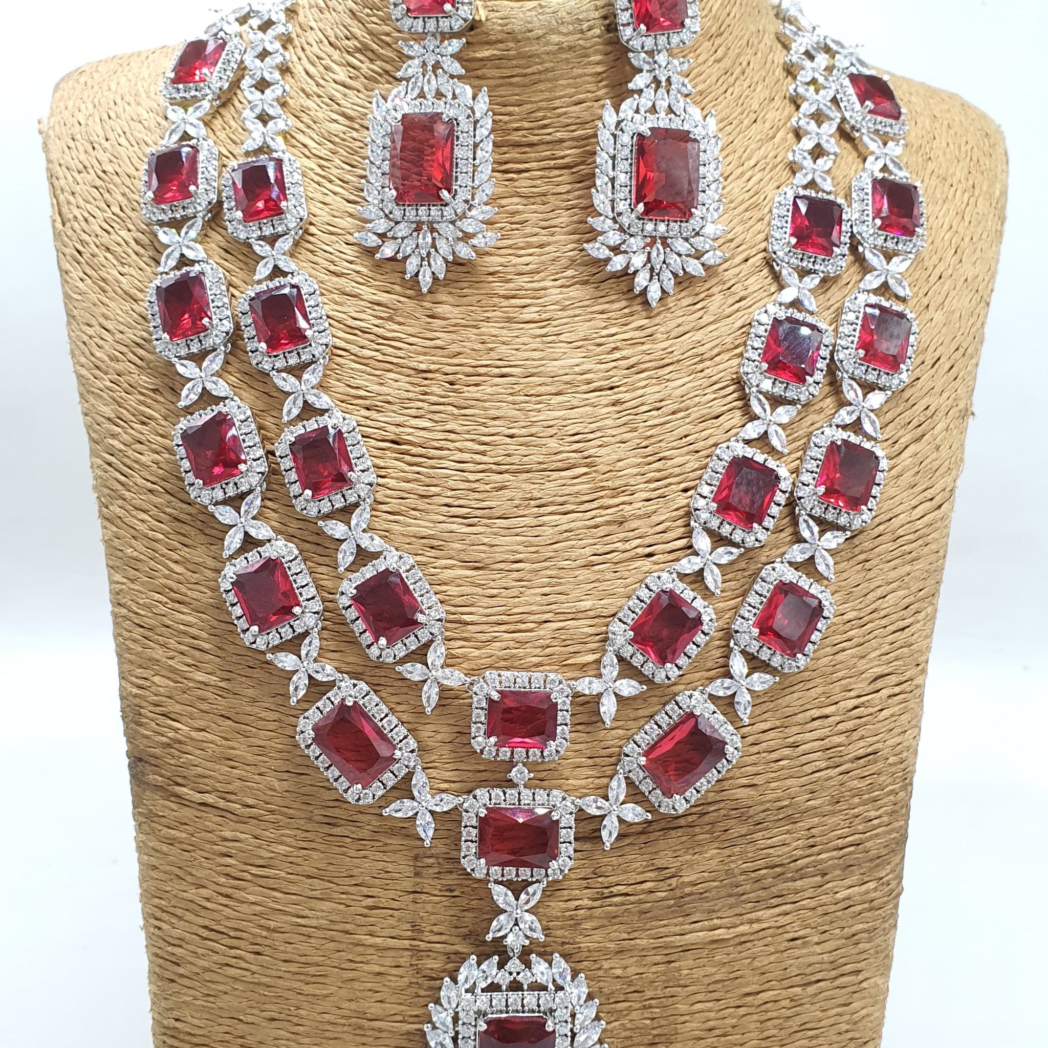 american diamond necklace Set