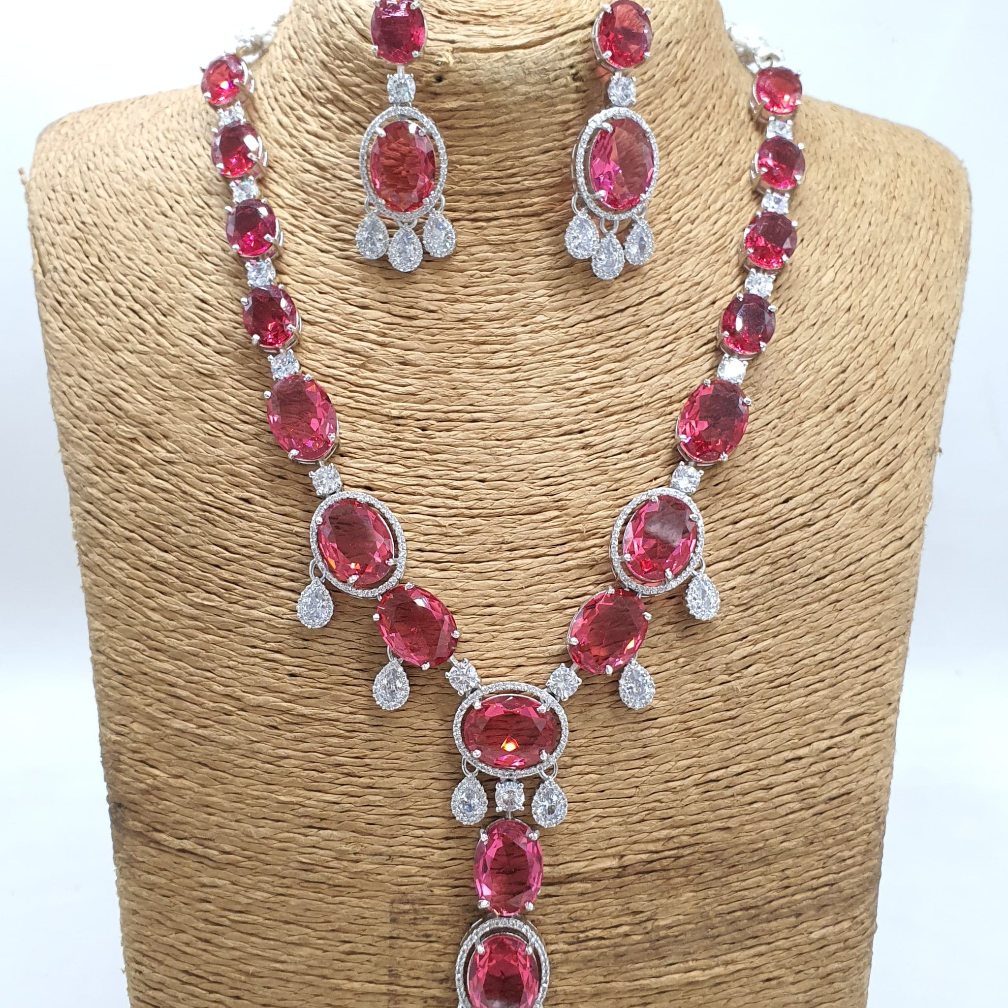 american diamond necklace Set