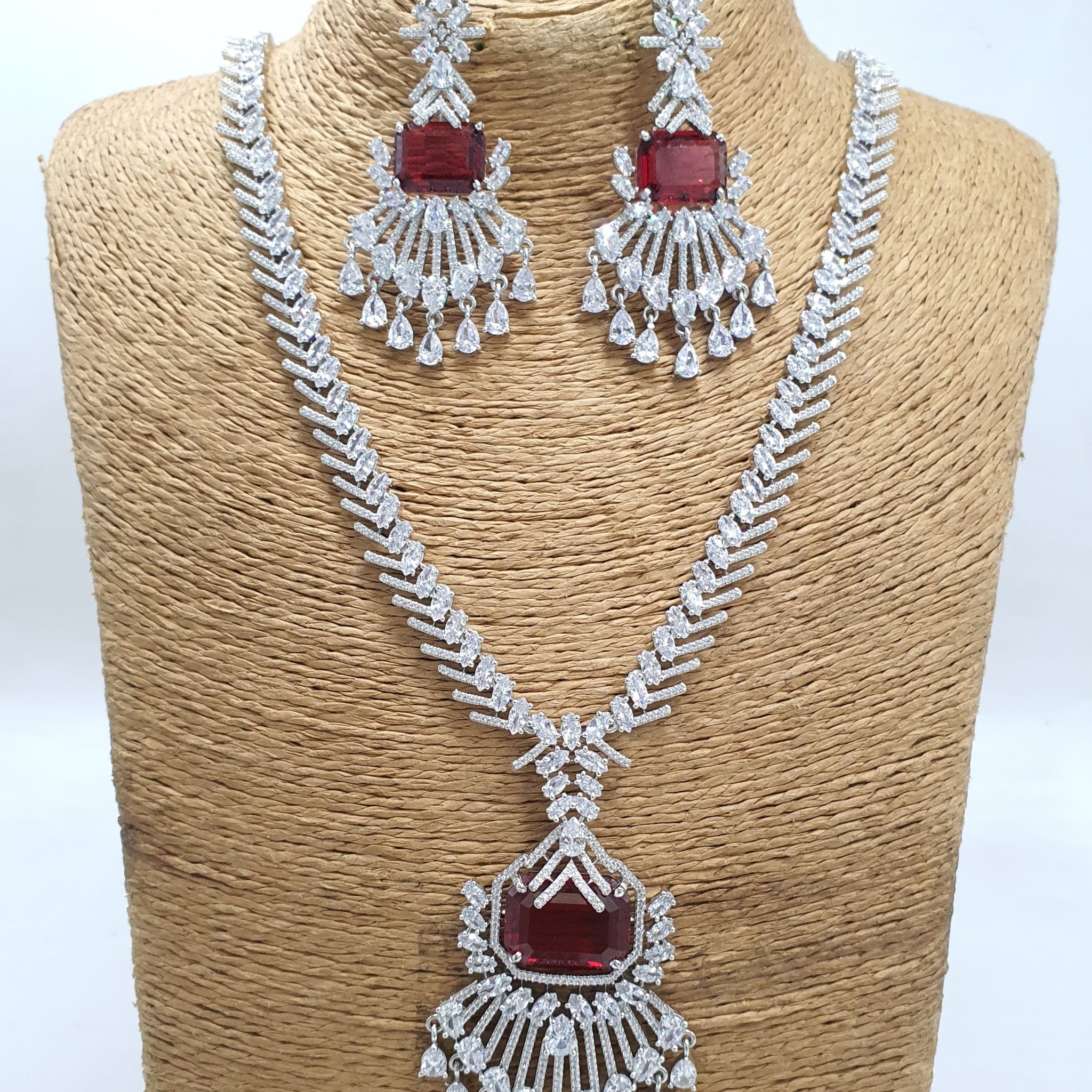 american diamond necklace Set