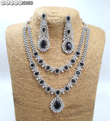 american diamond necklace Set