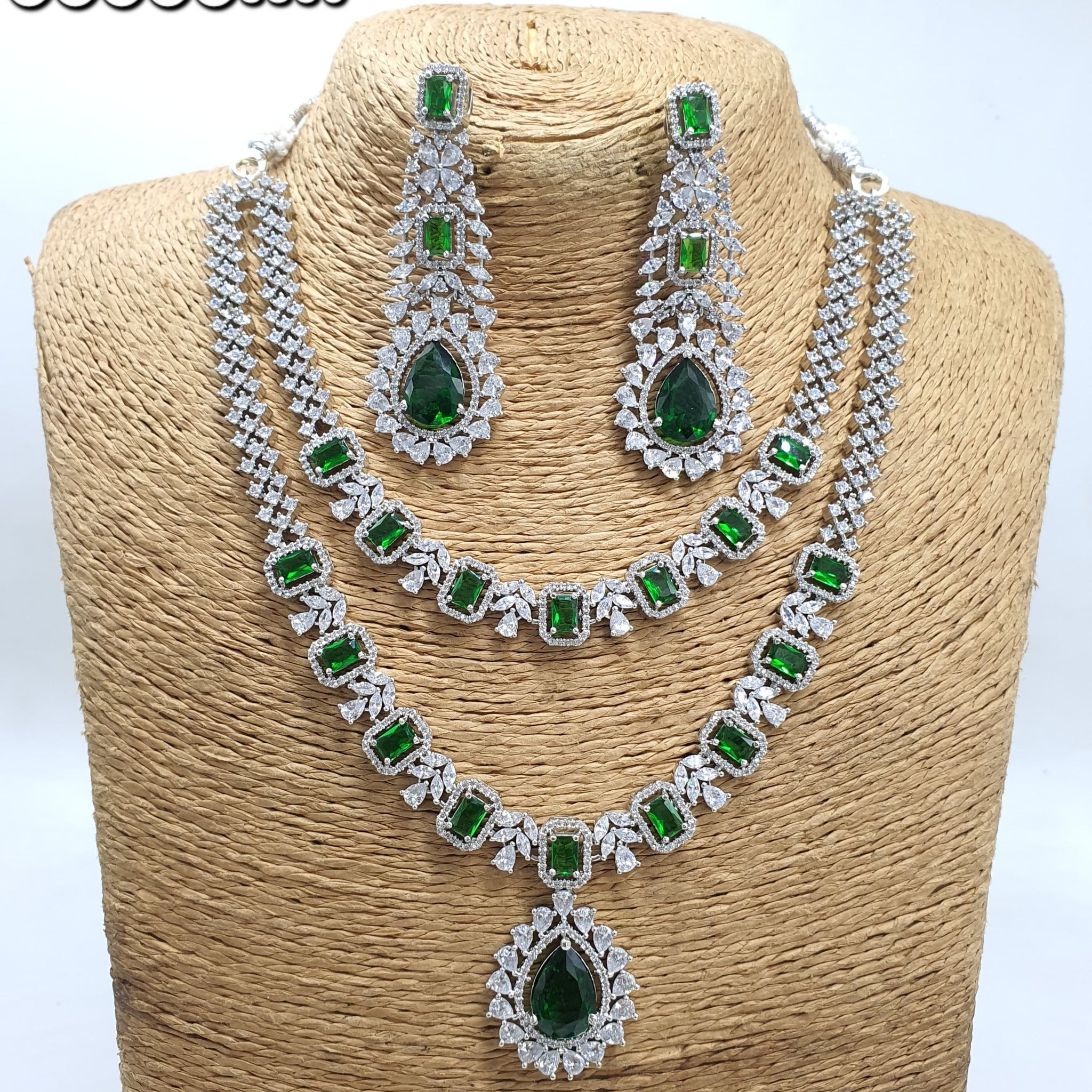 american diamond necklace Set