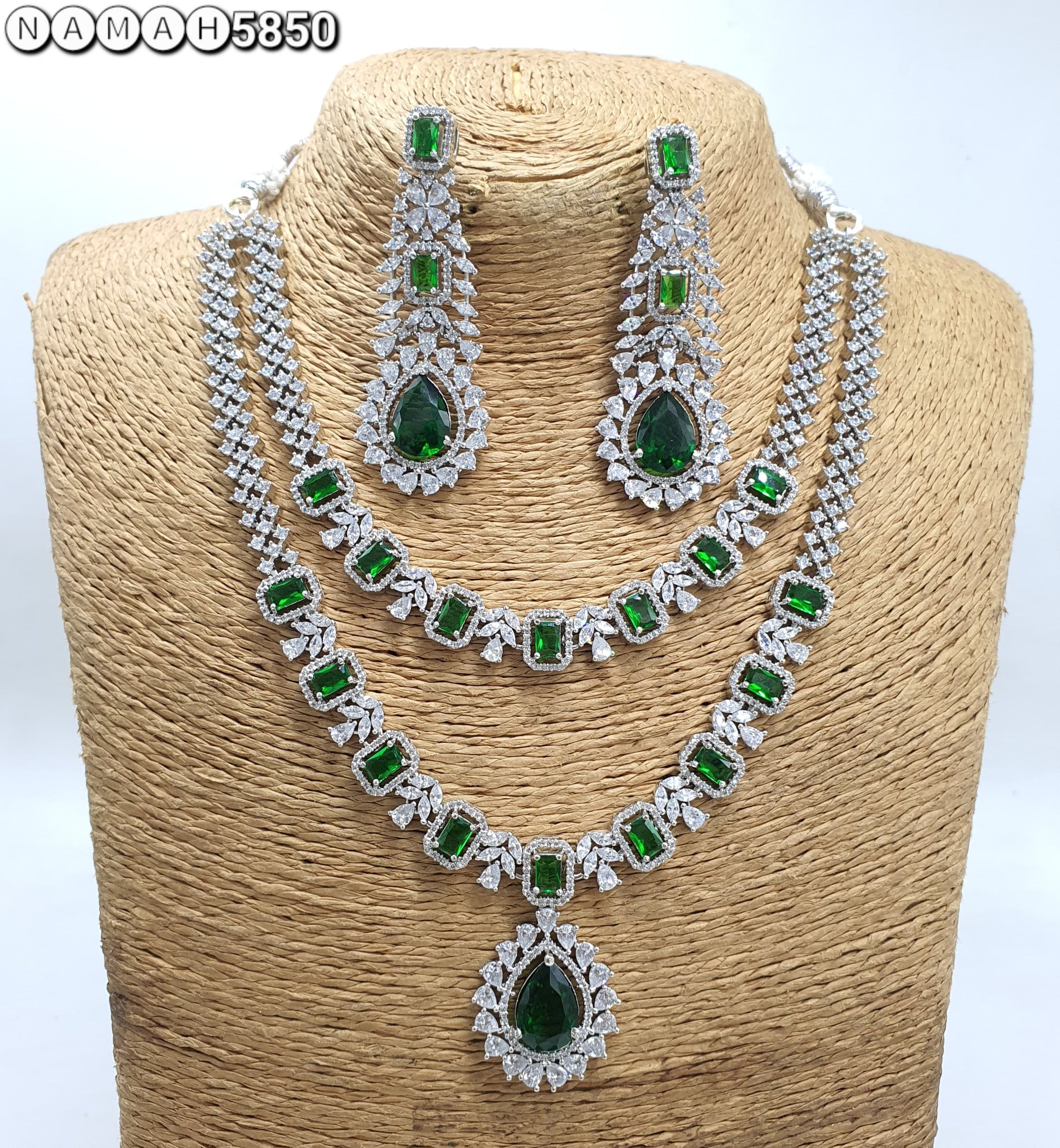 american diamond necklace Set