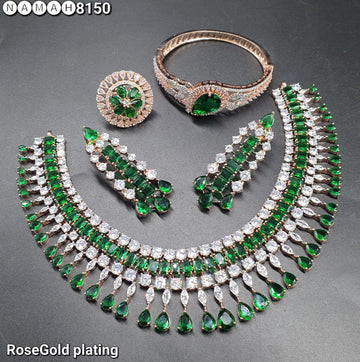 american diamond necklace Set