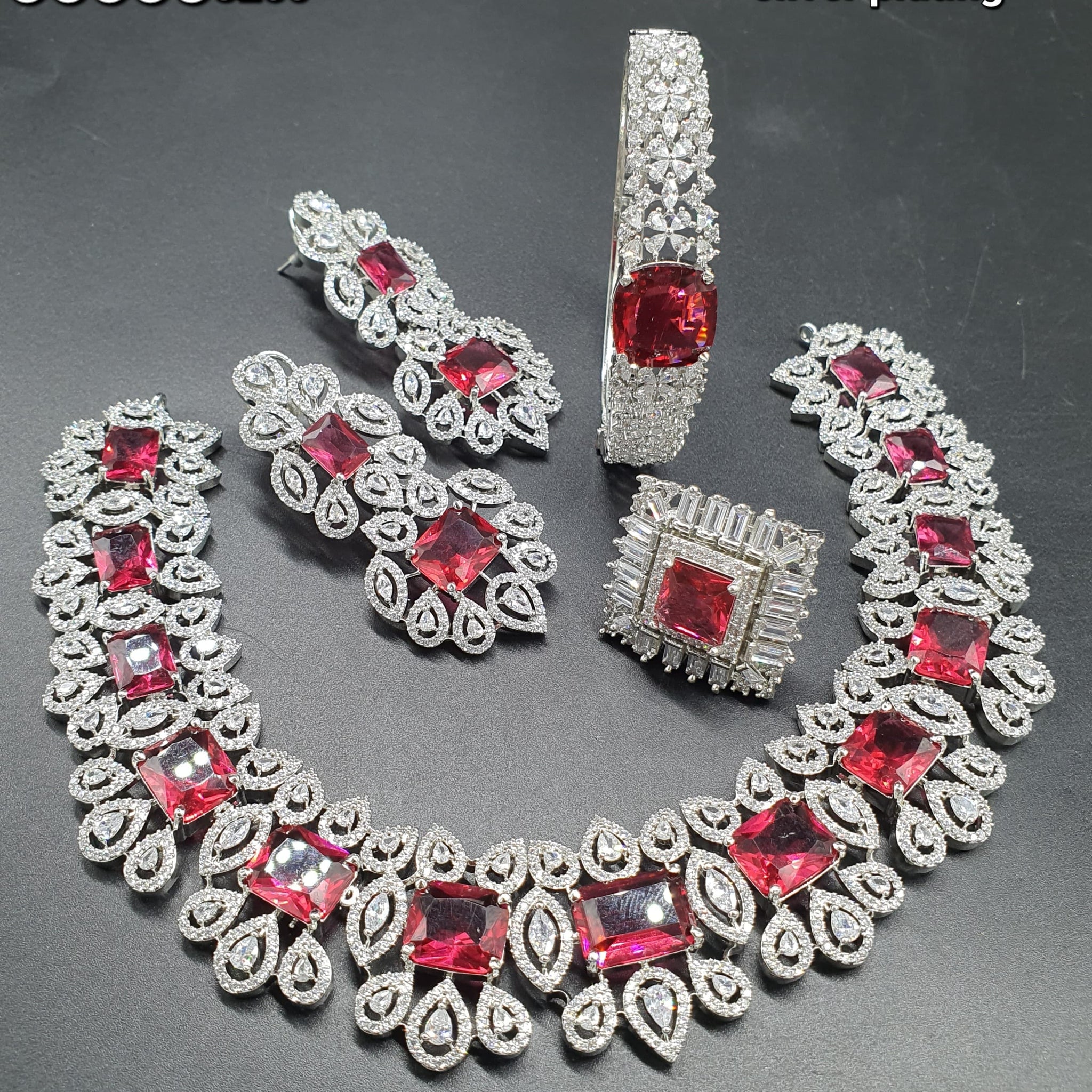 american diamond necklace Set