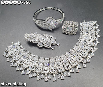 american diamond necklace Set