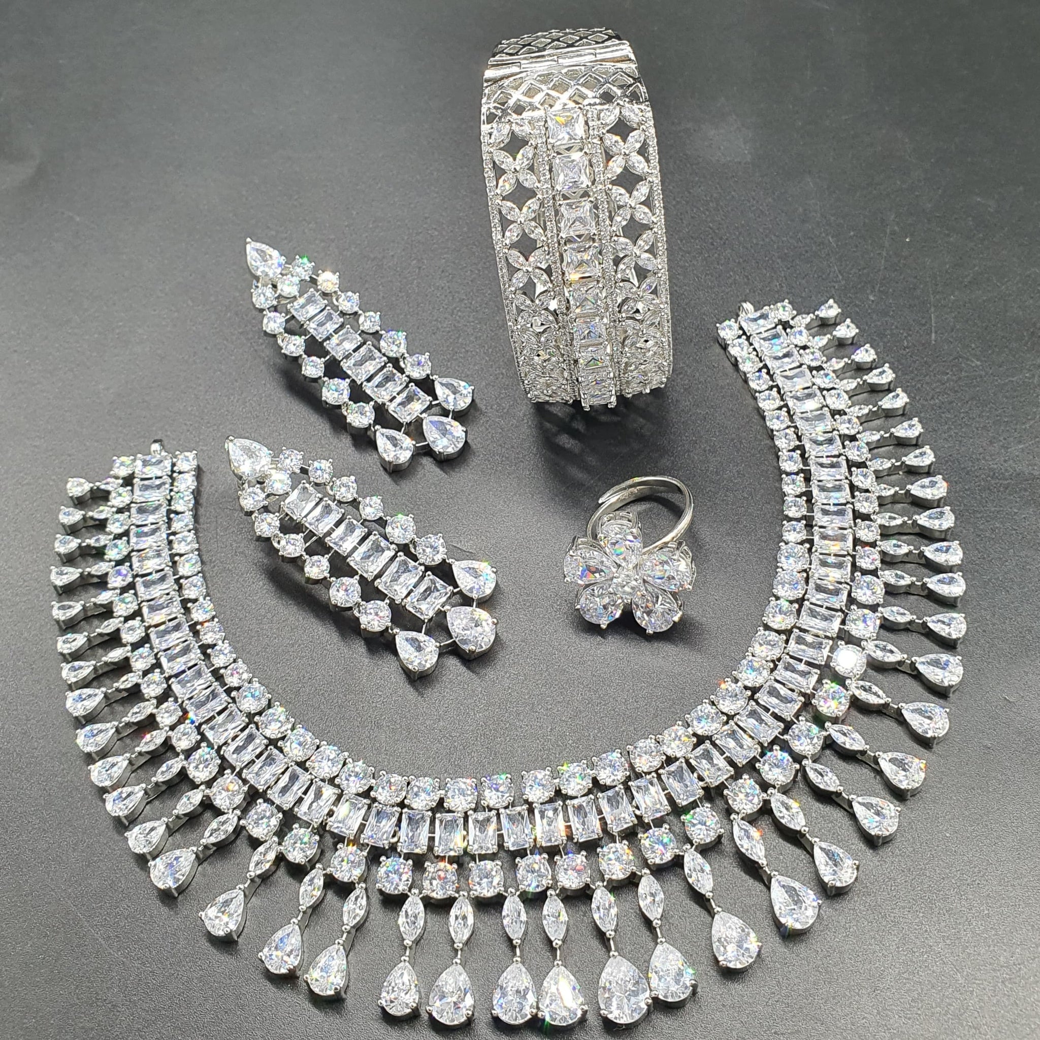 american diamond necklace Set