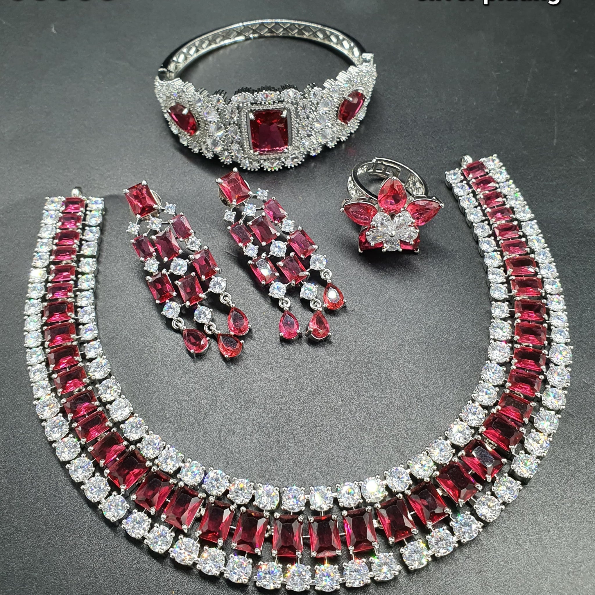 american diamond necklace Set