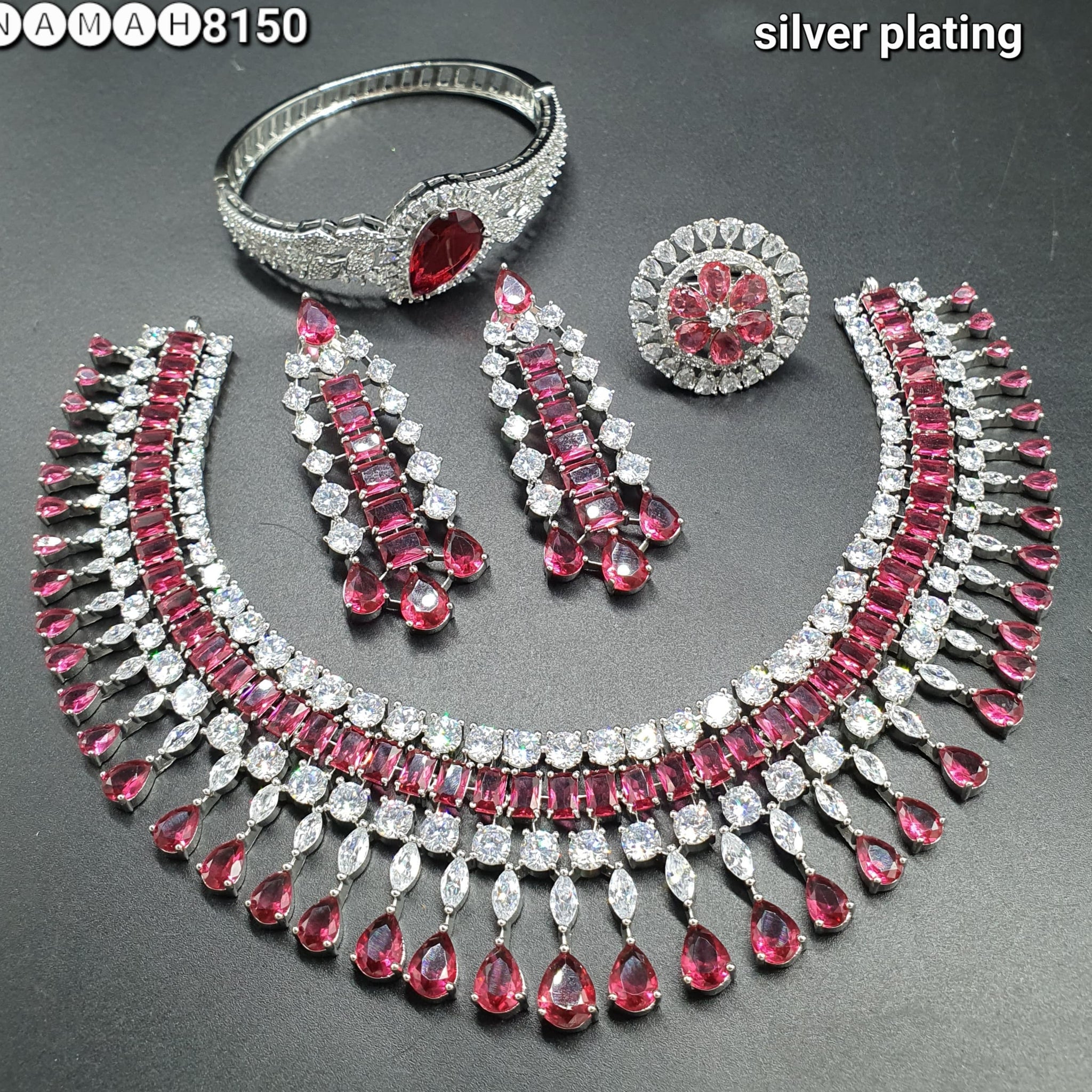 american diamond necklace Set