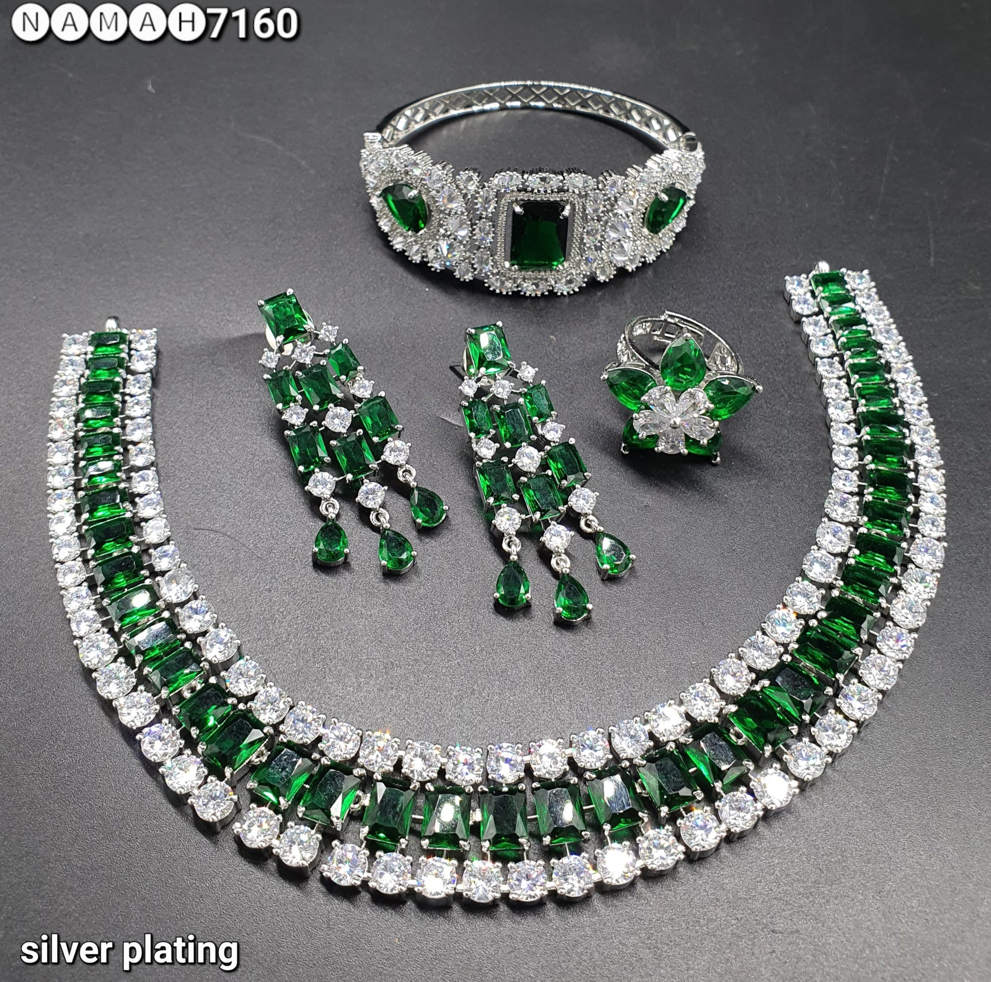 american diamond necklace Set