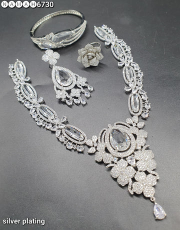 american diamond necklace Set