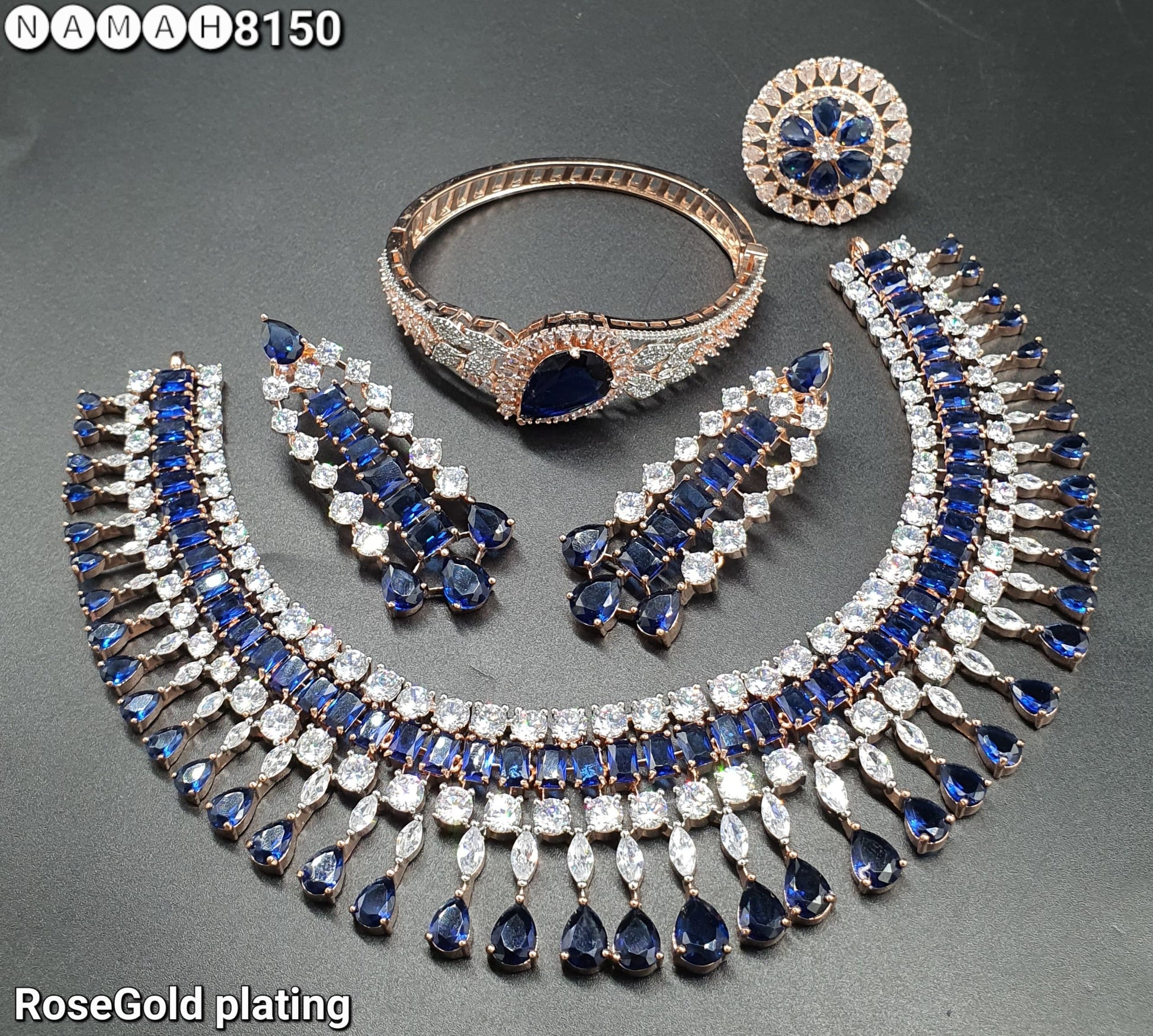 american diamond necklace Set