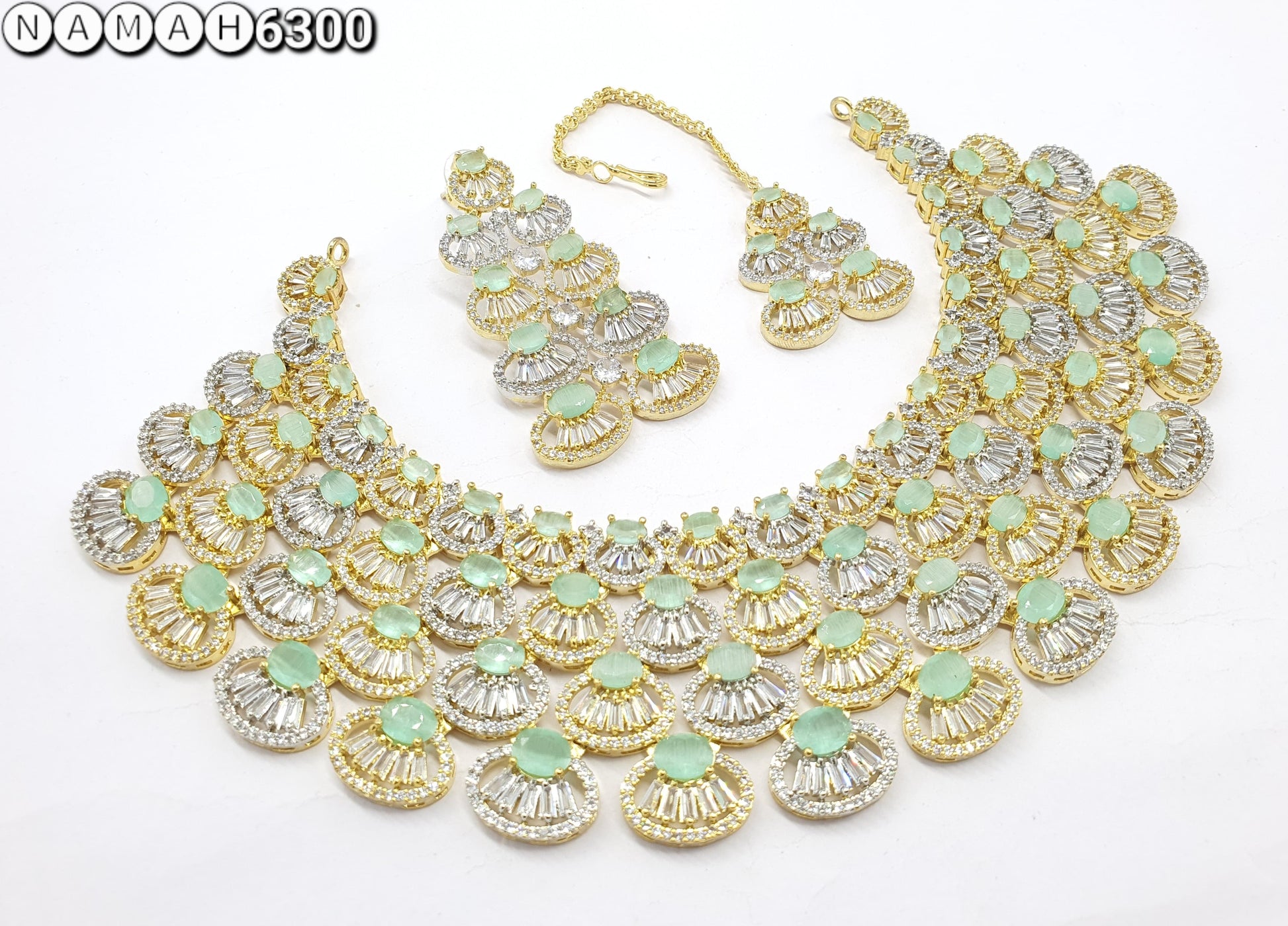 american diamond necklace Set