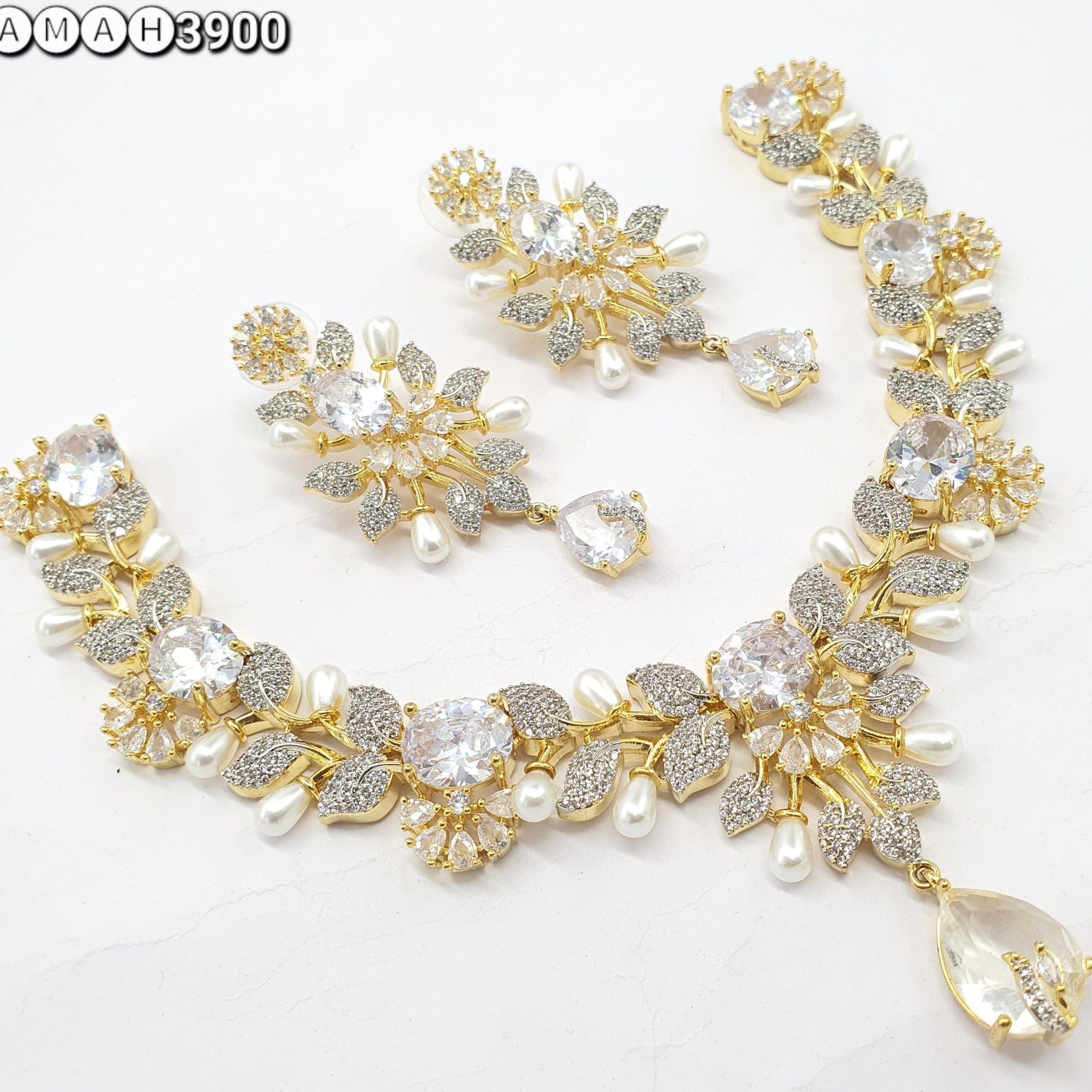 american diamond necklace Set