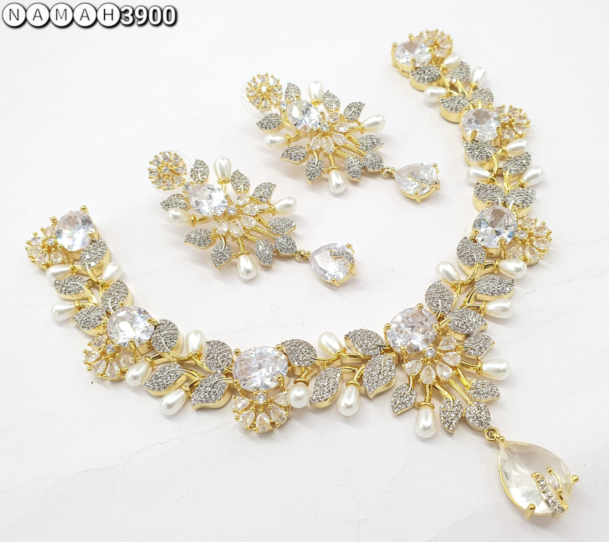 american diamond necklace Set