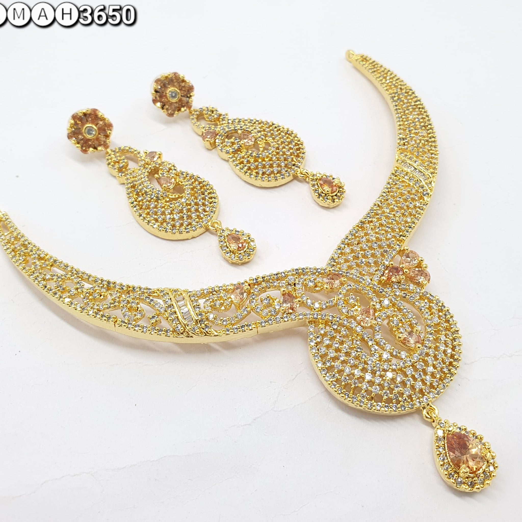 american diamond necklace Set