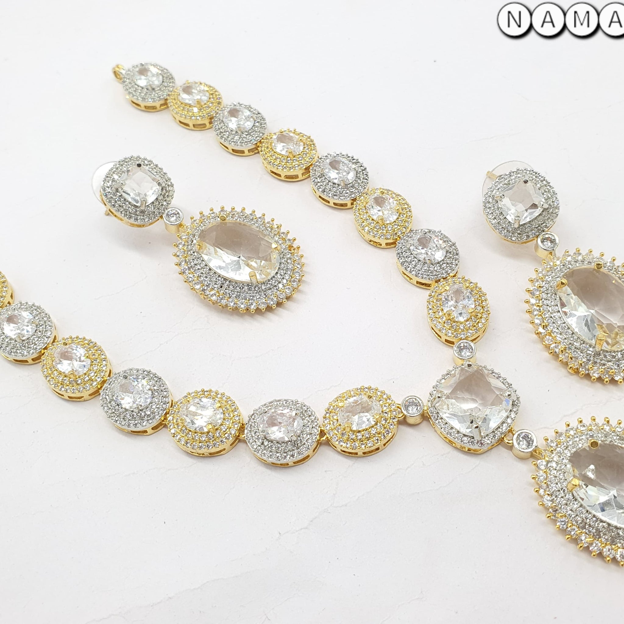 american diamond necklace Set