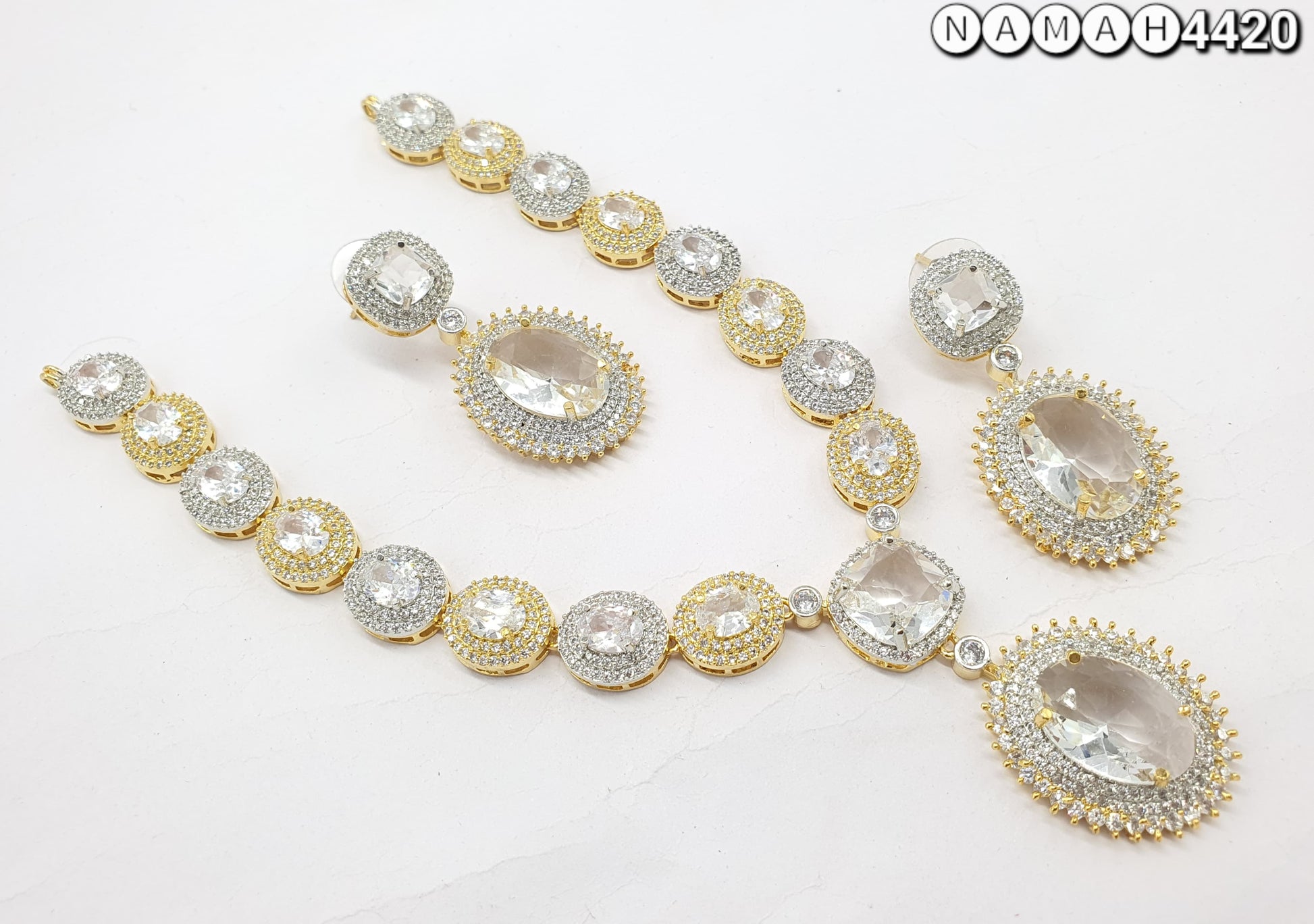 american diamond necklace Set