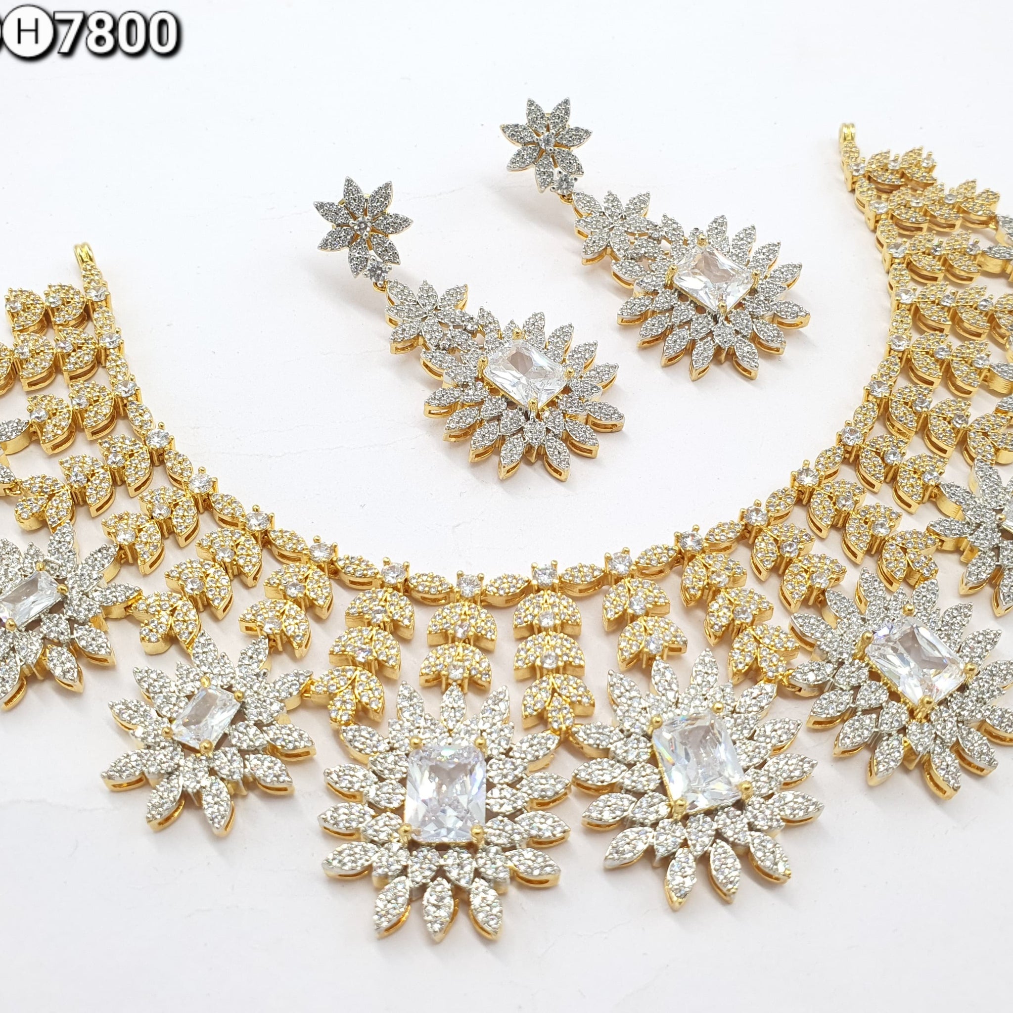 american diamond necklace Set