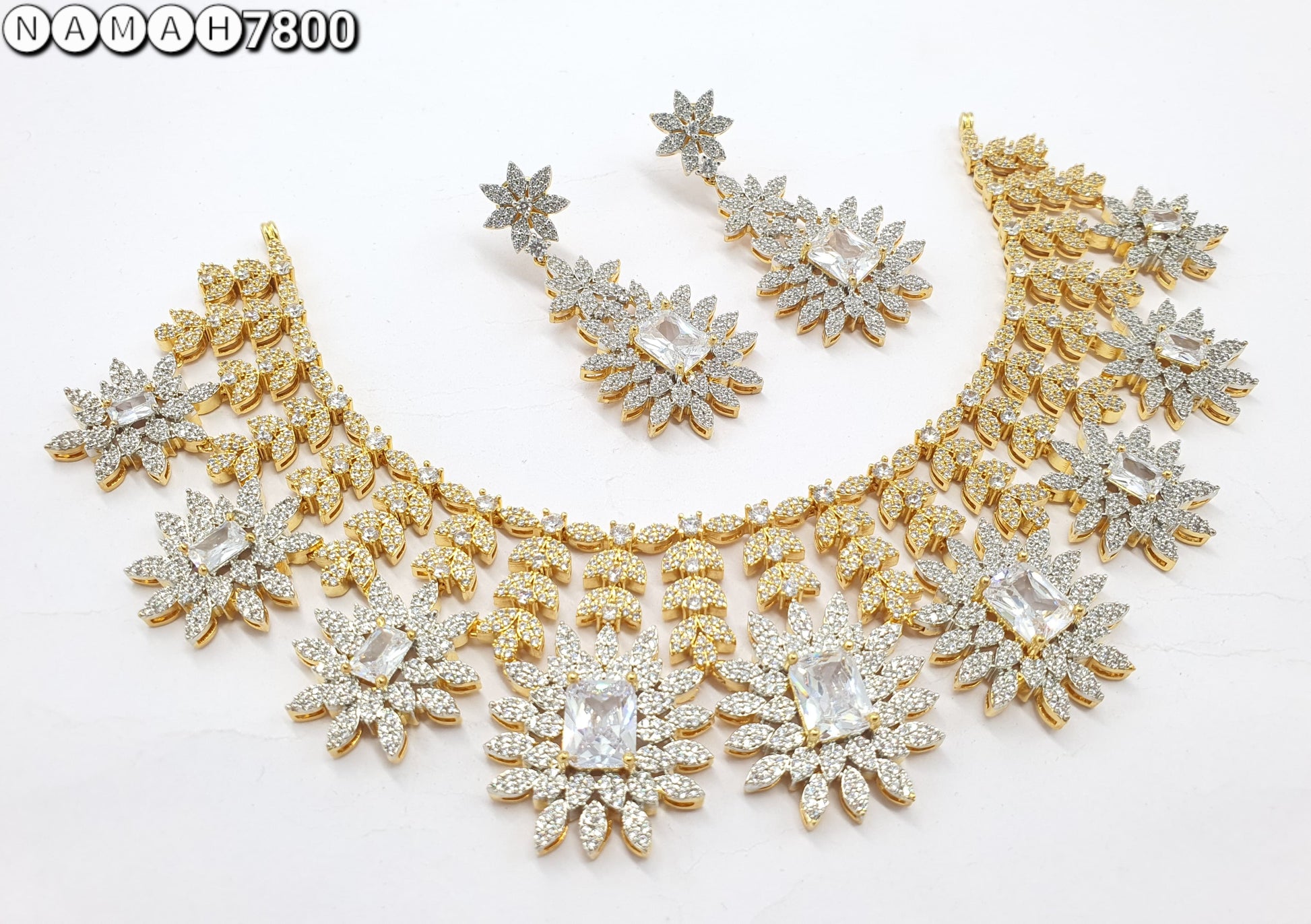 american diamond necklace Set