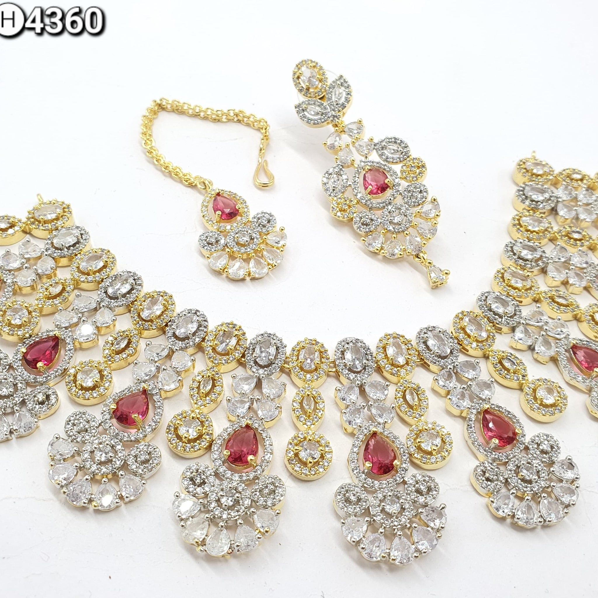 american diamond necklace Set