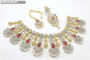 american diamond necklace Set