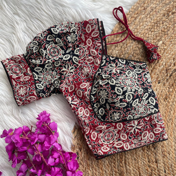 Ajrakh Cotton Blouse