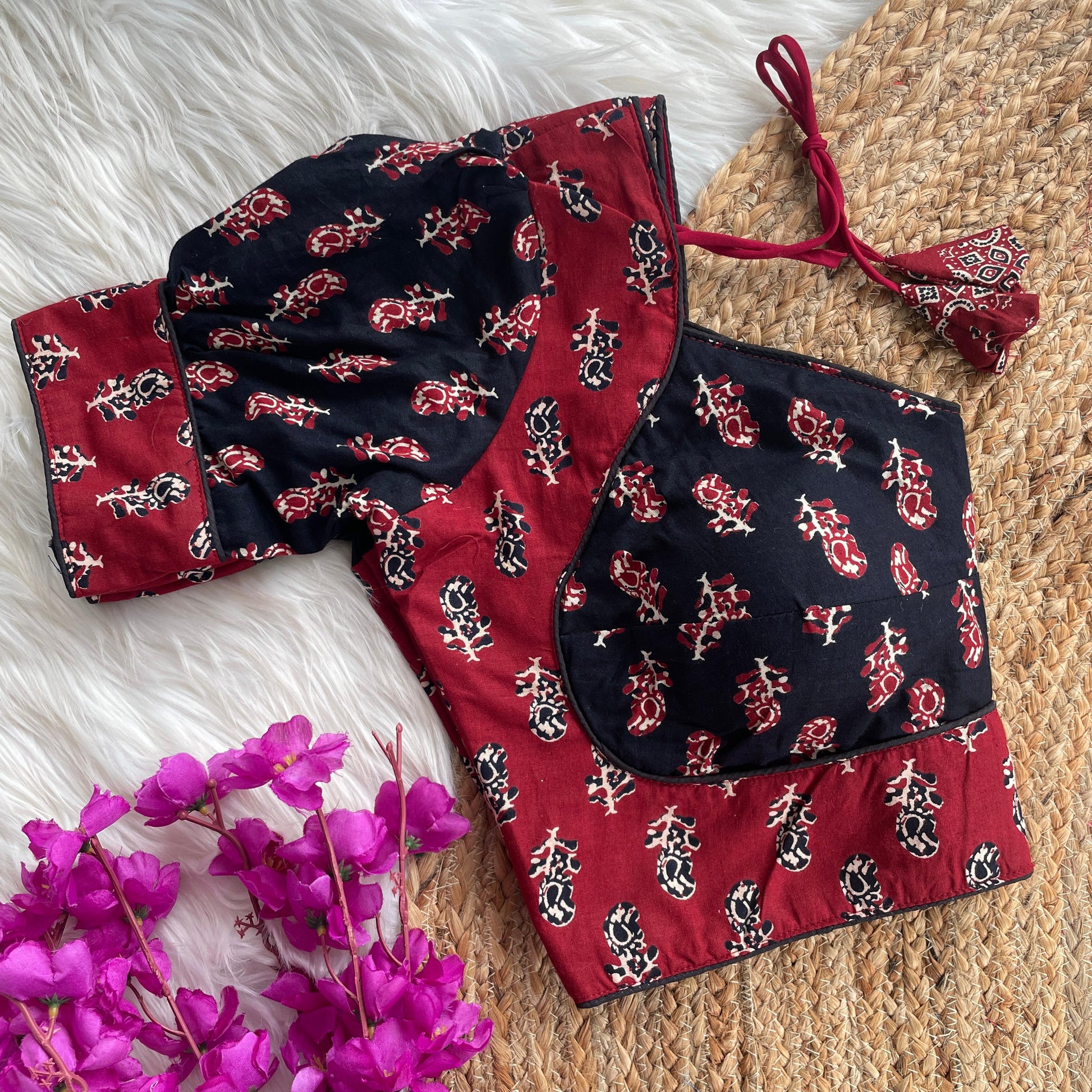 Ajrakh Print Blouse