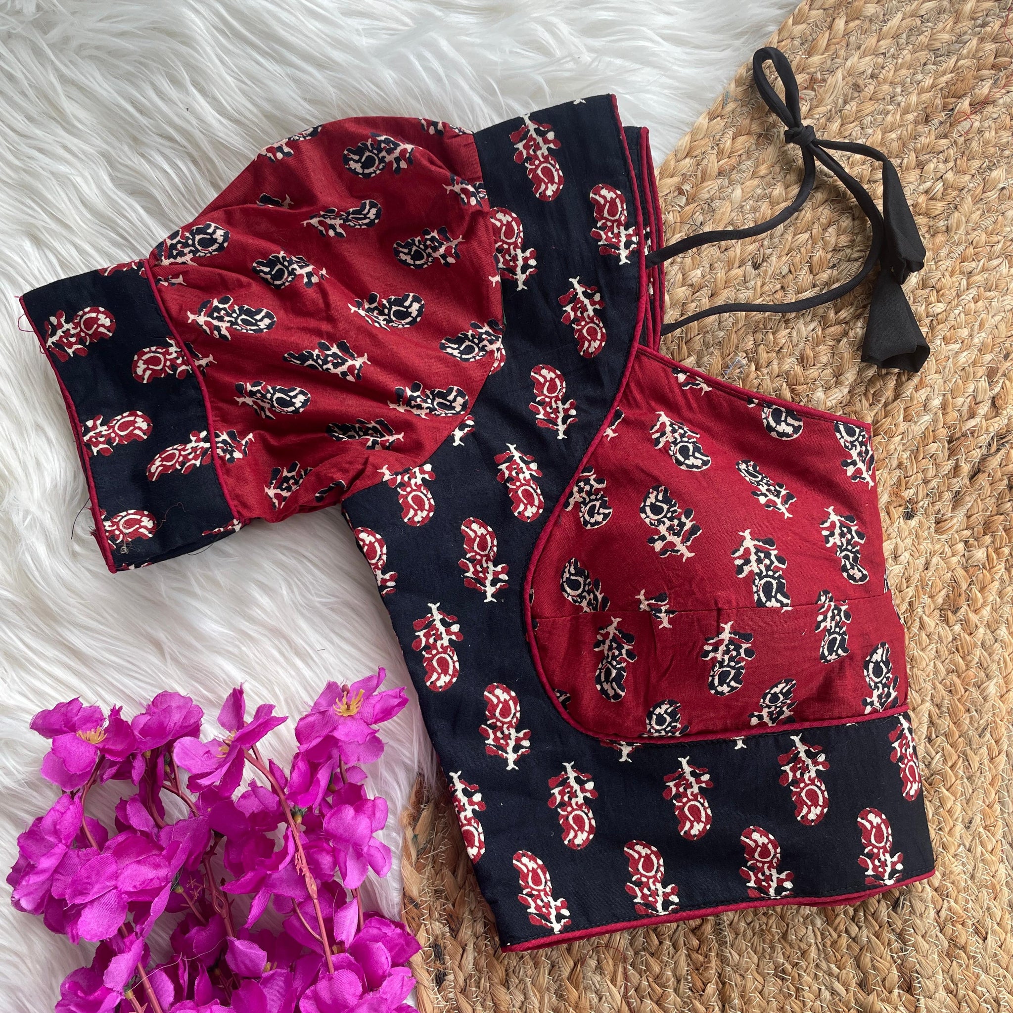 Ajrakh Print Blouse