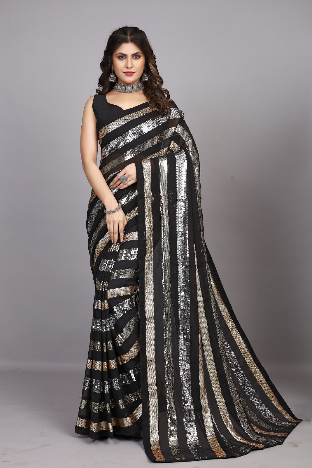 Sequance Saree